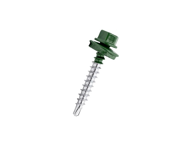 Саморез кровельный 4,8х50 RAL6005 зеленый мох