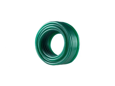 Шланг пвх пищевой армиров. 3/4  25 м (зеленый прозрачный) полимершланг