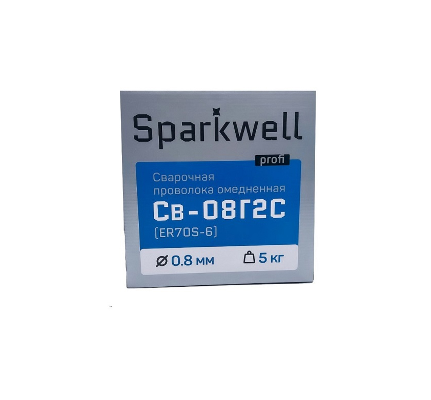 Проволока сварочная CWW-50 ф 0,8 (5кг) SPARKWELL (ER70S-6)