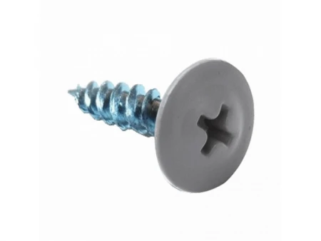 Саморез с прессшайбой острый 4,2х16 RAL 7004 сигн. серый