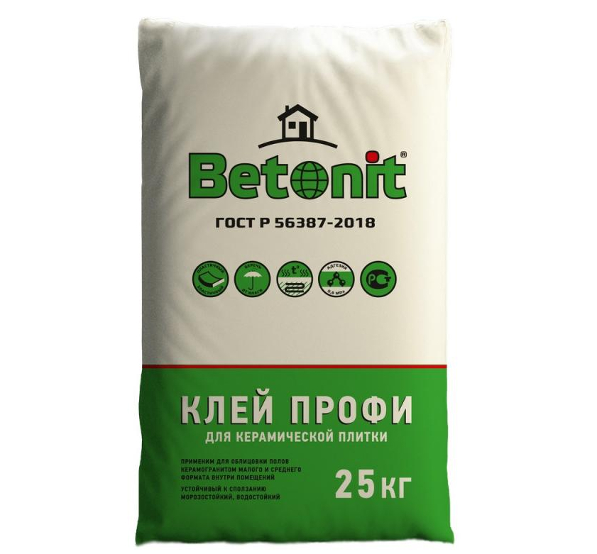 Клей для плитки Betonit ПРОФИ СО 25 кг (70 шт в поддоне)
