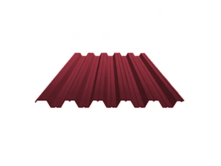 Профнастил оцинкованный НС35 0,5*1000(1060) RAL 3005 красное вино