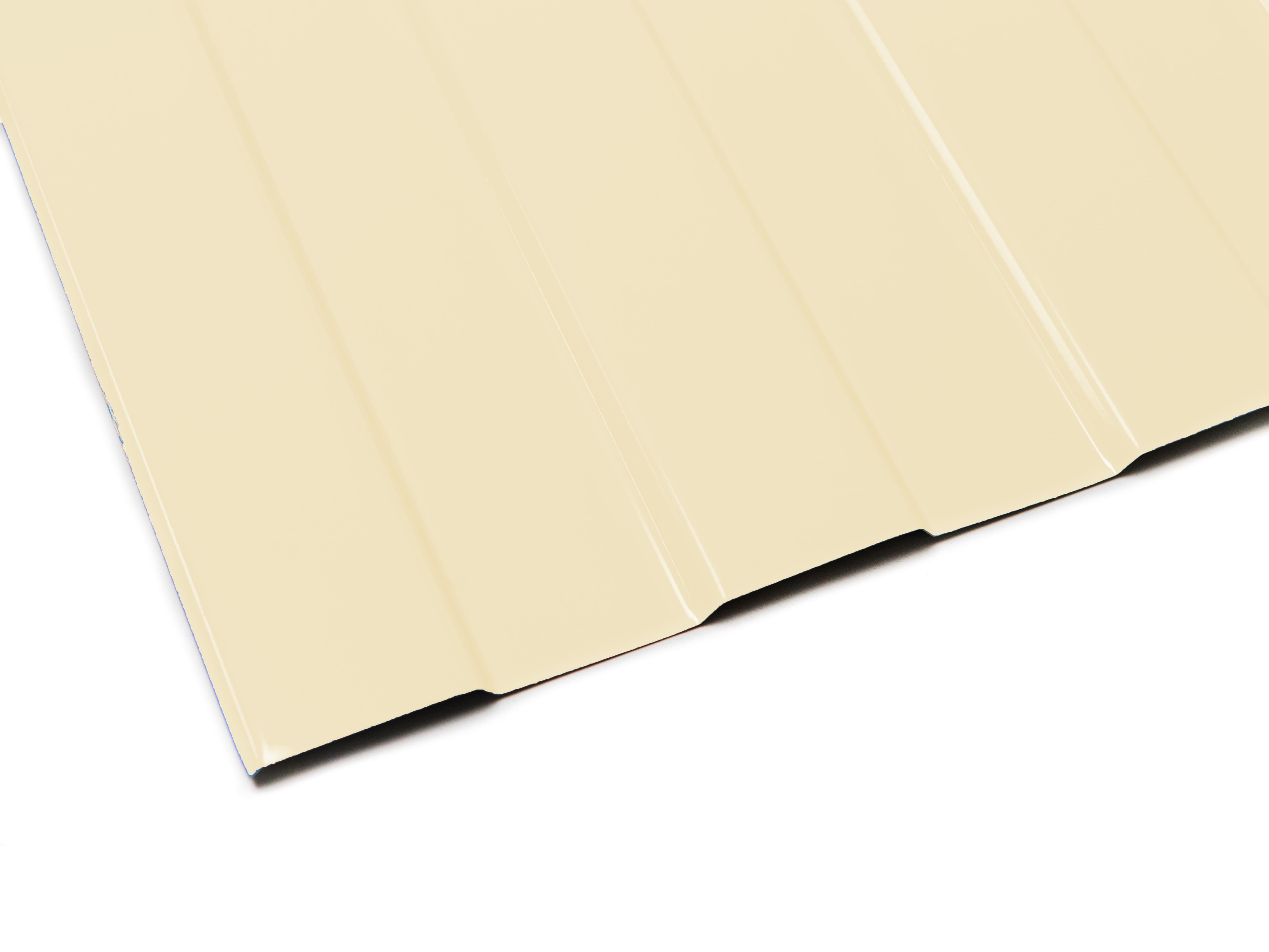 Профнастил оцинкованный С8 0,45*1150(1200) RAL1015 светлая слоновая кость