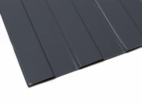 Профнастил оцинкованный С8 0,45*1150(1200) RAL7024 мокрый асфальт двусторон. 