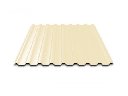 Профнастил оцинкованный С20B 0,45*1100(1150) RAL1014 слоновая кость