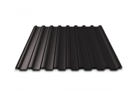 Профнастил оцинкованный С20B 0,5*1100(1150) RAL8019 Серо-коричневый стальной бархат