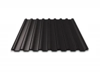 Профнастил оцинкованный С20R 0,5*1100(1150) RAL8019 серо-коричневый стальной бархат 