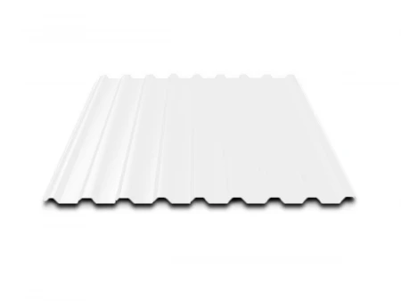 Профнастил оцинкованный С20R 0,5*1100(1150) RAL9003 сигнально-белый