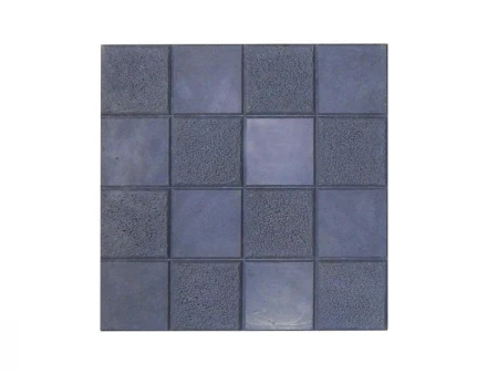 Плитка тротуарная Шахматка 400*400*42 серый