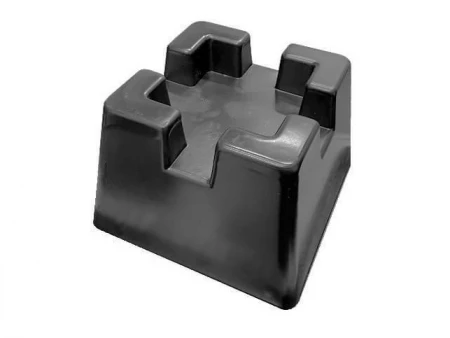 Фундаментный блок с фиксацией бруса №2 300х300х200 мм(пазы гориз55х55,верт155х155мм) ( 27 кг)