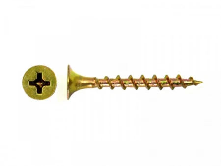 Саморез желтый по дереву 3,5*35