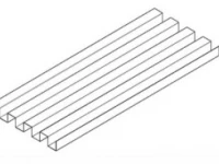 Потолочно-стеновая панель 0,5 RAL 8017 шоколад стальной бархат 450 мм СТО 