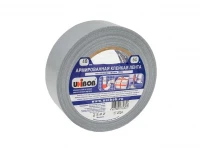 Лента клейкая армированная 48мм х 50м серая Unibob 