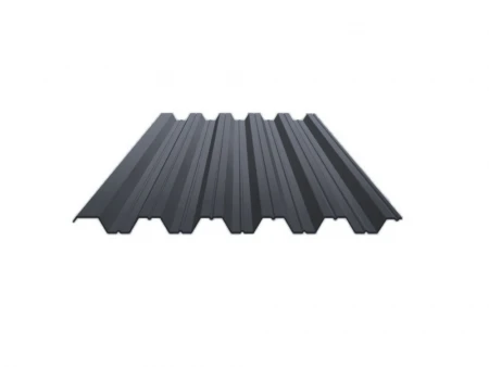 Профнастил оцинкованный НС35 0,45*1000(1060) RAL 7024 мокрый асфальт двухсторонний