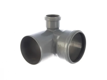 Отвод ВК 110 х 87.5° с левым вых. 50, (Lammin) 40/1