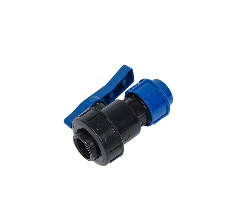 Кран компрес. для ПЭ труб ВР 20 x 1/2" (Lammin) 210/10