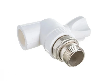 Кран шаровый PPR радиат. угл. 25 х 3/4" PREMIUM (Lammin) 30/10