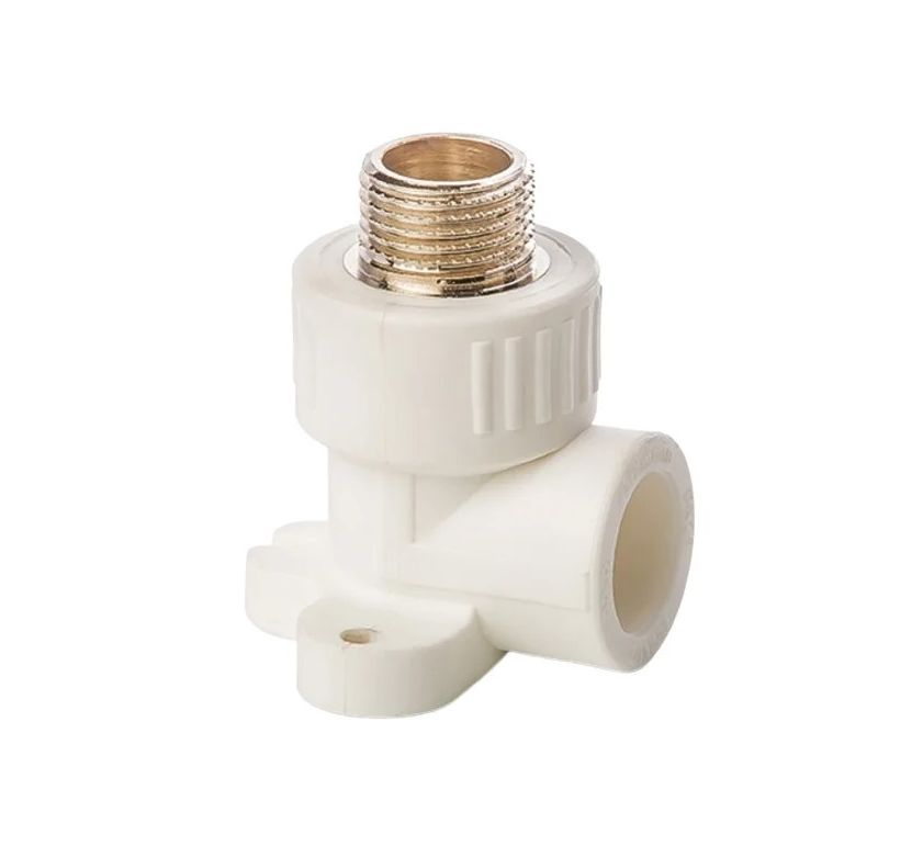Угольник PPR с креплением НР 20 х 1/2" (Lammin) 80/20