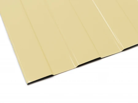 Профнастил оцинкованный С8 0,45*1150(1200) RAL1014 слоновая кость