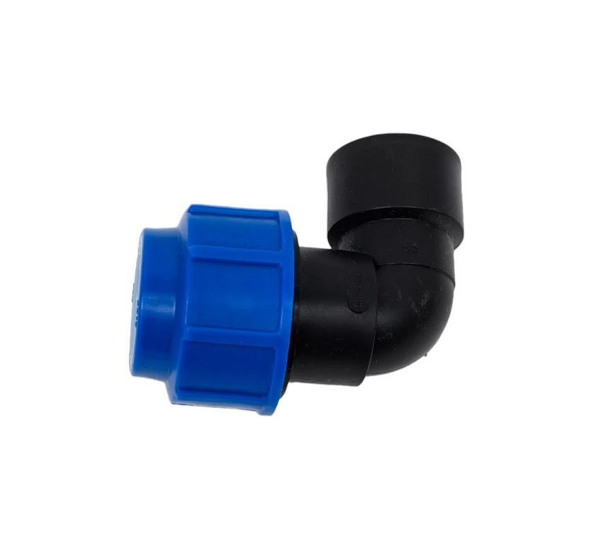 Отвод компрес. для ПЭ труб ВР 25 x 3/4" (Lammin) 270/30