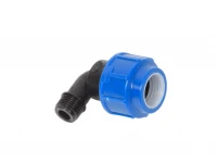 Отвод компрес. для ПЭ труб НР  25 x 1/2" (Lammin) 300/30 