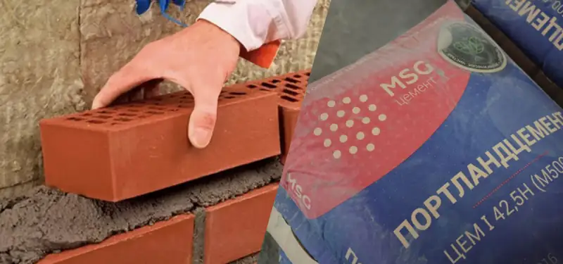 Выбор MSG цемента для кирпичной кладки 